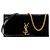 SAINT LAURENT - Borsa a Spalla Kate Saint Laurent in Pelle Verniciata Nera Nero