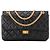 CHANEL - Borsa a tracolla 2.55 Chanel in pelle rugosa nera Nero
