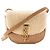 SAINT LAURENT - Borsa a tracolla Kaia Saint Laurent in shearling e camoscio marrone