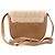 SAINT LAURENT - Borsa a tracolla Kaia Saint Laurent in shearling e camoscio marrone - vista 3