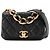 CHANEL - Borsa a tracolla Color Match Chanel in pelle liscia nera Nero