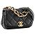 CHANEL - Borsa a tracolla Color Match Chanel in pelle liscia nera Nero - vista 2