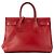 Jour SAINT LAURENT - Small Saint Laurent Tagestasche aus rotem Leder