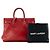 Jour SAINT LAURENT - Small Saint Laurent Tagestasche aus rotem Leder - Ansicht 8