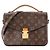 LOUIS VUITTON - Borsa a tracolla Métis Louis Vuitton in tela monogrammed Marrone