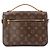 LOUIS VUITTON - Borsa a tracolla Métis Louis Vuitton in tela monogrammed Marrone - vista 3