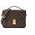 LOUIS VUITTON - Borsa a tracolla Métis Louis Vuitton in tela monogrammed Marrone