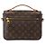 LOUIS VUITTON - Borsa a tracolla Métis Louis Vuitton in tela monogrammed Marrone - vista 3