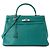 HERMÈS - Kelly 35 Handtasche aus Mysore Ziegenleder Pfauenblau