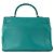 HERMÈS - Kelly 35 Handtasche aus Mysore Ziegenleder Pfauenblau - Ansicht 3