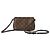 LOUIS VUITTON - Borsa a tracolla Pallas Louis Vuitton in tela monogrammata e pelle nera Marrone - vista 3