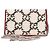 GUCCI - Bolso bandolera Mini Dionysus Gucci en tweed blanco y cuero rojo Roja - vista 3