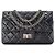 CHANEL - Borsa a Spalla 2.55 Mini Chanel in Pelle Pieghettata Blu Mezzanotte Blu navy