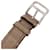 HERMÈS - Uhr Heure H PM aus taupe Alligatorleder und silbernem Metall Beige  - Ansicht 6