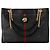 GUCCI - Borsa tote Rajah Gucci in pelle stropicciata nera