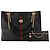 GUCCI - Borsa tote Rajah Gucci in pelle stropicciata nera - vista 2