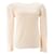 HERMÈS - Hermès Pullover aus ivory Baumwollstrick (Größe 34) Weiß  - Ansicht 1