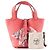 HERMÈS - Borsa a Mano Picotin 18 Hermès in Pelle Clémence Rosa Azalea - vista 7