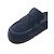 HERMÈS - Mules Go Hermès in suede blu navy (T41) - vista 4