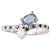 MAUBOUSSIN - Anello Toi & Moi Mauboussin in oro bianco con diamanti e zaffiri (T52) Argento
