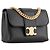 Céline CELINE - Mini Borsa a Spalla Victoire in Pelle Grana Nera Nero - vista 2