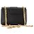 Céline CELINE - Mini Borsa a Spalla Victoire in Pelle Grana Nera Nero - vista 3