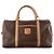 Céline CELINE - Bolso Boston 35 en lona monogramada vintage Castaño