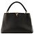 LOUIS VUITTON - Borsa Capucines Louis Vuitton in pelle nera grana Nero
