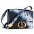 DIOR - Borsa a tracolla 30 Montaigne Dior in pelle blu degradé edizione limitata Blu navy - vista 2