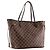 LOUIS VUITTON - Borsa Neverfull MM Louis Vuitton in tela rivestita damier ébène Marrone - vista 3