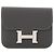 HERMÈS - Cartera Constance Slim en Cuero Granulado Gris - vista 2