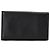 PRADA - Black grained leather key pouch Navy blue - view 3