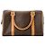 Céline CELINE - Boston Macadam Handtasche aus vintage braunem Monogramm-Canvas - Ansicht 3
