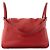HERMÈS - Borsa a Spalla Lindy 30 in Pelle Togo Rossa Rosso - vista 3