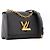 LOUIS VUITTON - Borsa a Spalla Twist MM Louis Vuitton in pelle epi blu navy Nero - vista 2