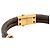 LOUIS VUITTON - Bracciale Keep It Twice Louis Vuitton in metallo e tela monogrammata marrone (T17) - vista 3