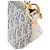 DIOR - Borsa a Spalla Hobo Diorstar in Tela Denim Blu Beige - vista 7