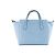 GUCCI - Borsa Swing mini Gucci in pelle martellata blu jeans - vista 3