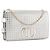 DIOR - Bolso Clutch Montaigne de Cuero Micro Cannage Plateado Metálico - vista 2