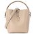 SAINT LAURENT - Borsa a tracolla 37 Small Saint Laurent in pelle liscia taupe Beige