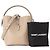 SAINT LAURENT - Borsa a tracolla 37 Small Saint Laurent in pelle liscia taupe Beige - vista 9