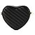 GUCCI - Borsa a tracolla GG Interlocking Heart Gucci in pelle nera liscia Nero - vista 3