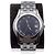 Gucci Edelstahl-Modell 5500 M Uhr mit Datumsanzeige in Schwarz Silber - Ansicht 7