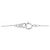 Autre Marque Collana in diamante con topazio blu K14WG Argento - vista 5