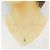 Autre Marque Collana in diamante con topazio blu K14WG Argento - vista 6