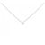 Autre Marque Collana in diamante in oro bianco Au750 Argento