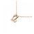 Autre Marque Collana in diamante in oro rosa K10 - vista 4