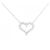 Collana Piccolo Cuore Sentimentale in Platino Tiffany & Co. Argento