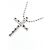 Autre Marque Collana con croce di diamante in oro bianco Au750 Argento - vista 4