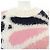 Top de cachemira de Chanel Negro Rosa Blanco - vista 6